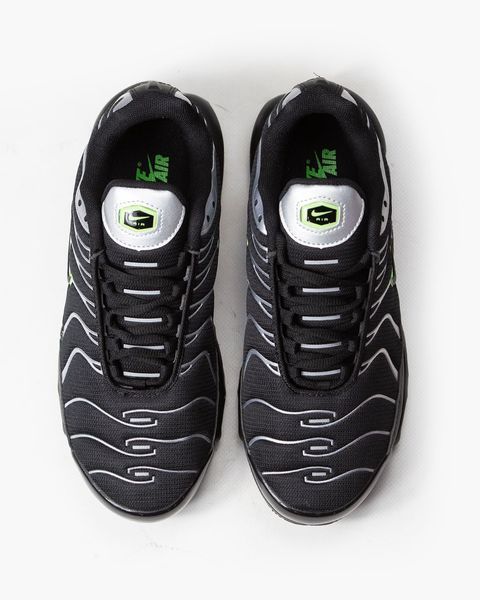 Кросівки Nike Air Max TN Plus Black Silver Green 09118 фото